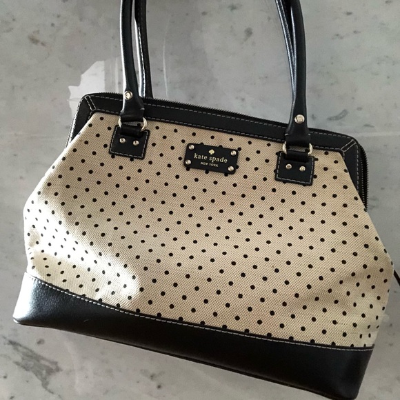 Kate Spade ♠️ Polka Dot 👜 Tote/shoulder bag - Picture 1 of 5